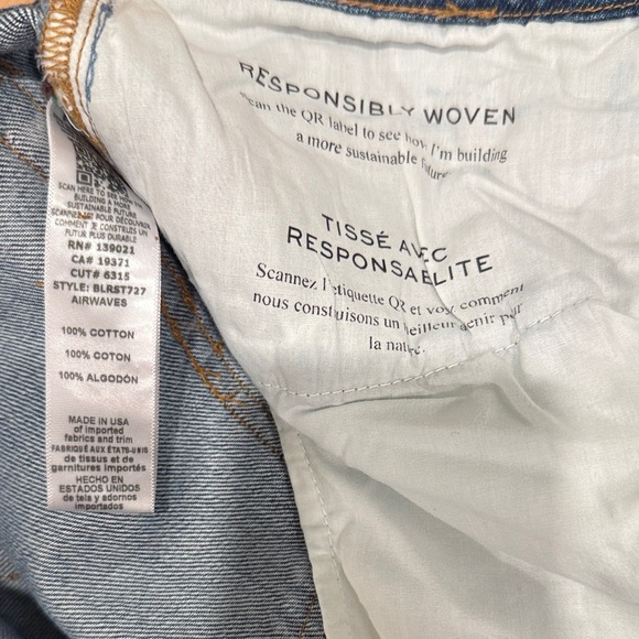 NWT Frame x Julia Sarr-Jamois Distressed Baggy Jeans 🔥 - Picture 9 of 9